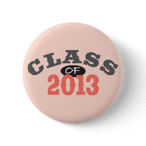 Class Of 2013 Peach Button