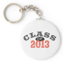 Class Of 2013 Peach Keychains