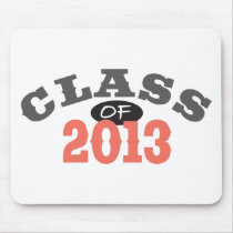 Class Of 2013 Peach Mouse Pad