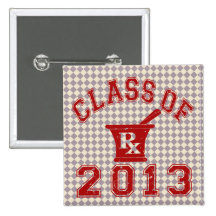 Class Of 2013 Pharmacist Buttons