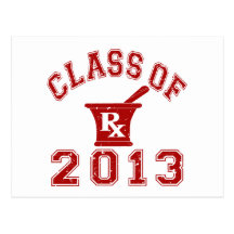 Class Of 2013 Pharmacist Post Card
