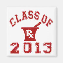 Class Of 2013 Pharmacist Refrigerator Magnets