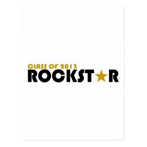 Class of 2013 Rockstar Post Cards