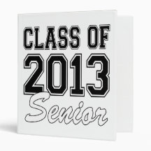 Class of 2013 Senior 3 Ring Binders