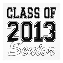 Class of 2013 Senior Announcement