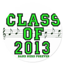 Class Of 2013 Round Stickers