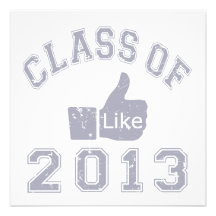 Class Of 2013 Thumbs Up Custom Invitation