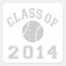 Class Of 2014 Baseball Sticker