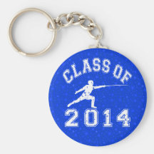 Class Of 2014 Fencing Key Chains