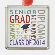 Class of 2014 Graduation Christmas Ornaments