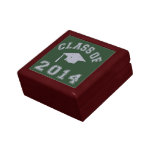 Class Of 2014 Graduation - Grey 2 Keepsake Box