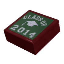 Class Of 2014 Graduation - Grey 2 Keepsake Box