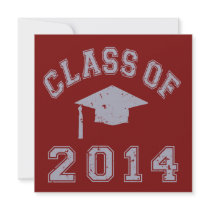 Class Of 2014 Graduation - Grey 2 Invitations
