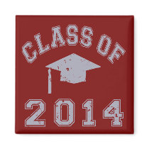 Class Of 2014 Graduation - Grey 2 Refrigerator Magnet