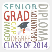 Class of 2014 Graduation Stickers