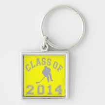 Class Of 2014 Hockey - Grey 2 Key Chains