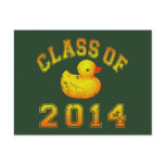 Class Of 2014 Rubber Duckie - Orange Post Card