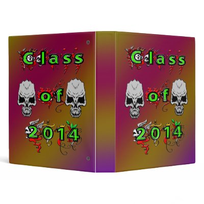 Class of 2014 - Skulls Binder by MindDesignGrafx