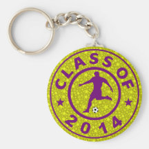 Class Of 2014 Soccer Keychains