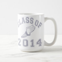 Class Of 2014 Track & Field Grey 2 Coffee Mugs