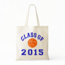 Class Of 2015 Basketball - Orange Navy 2 Canvas Bags