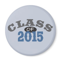 Class Of 2015 Blue Refrigerator Magnet