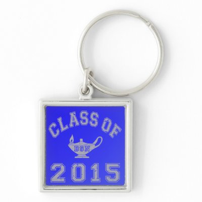Class Of 2015 BSN - Grey 2 Keychain by 5fingerdiscount
