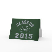 Class Of 2015 Cyclist - Grey 2 Greeting Card