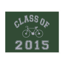 Class Of 2015 Cyclist - Grey 2 Post Cards