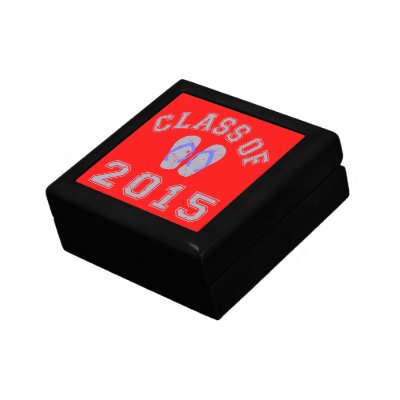 Class Of 2015 Flip Flop - Grey 2 Jewelry Box by 5fingerdiscount