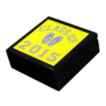 Class Of 2015 Flip Flop - Grey 2 Keepsake Box