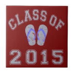 Class Of 2015 Flip Flop Grey - Blue 2 Tiles