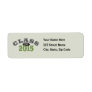 Class Of 2015 Green Custom Return Address Labels