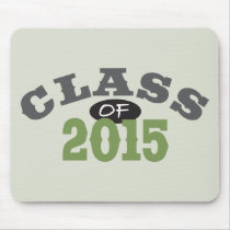 Class Of 2015 Green Mousepads