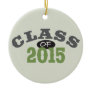 Class Of 2015 Green Ornament