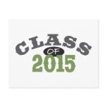 Class Of 2015 Green Postcard