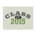 Class Of 2015 Green Post Card