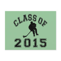 Class Of 2015 Hockey - Black 2 Post Cards