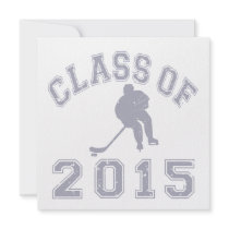Class Of 2015 Hockey - Grey 2 Custom Announcement