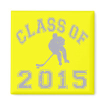 Class Of 2015 Hockey - Grey 2 Fridge Magnets