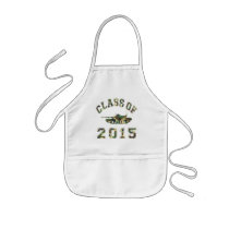 Class Of 2015 Military School - Camo 2 Apron