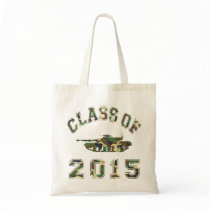 Class Of 2015 Military School - Camo 2 Canvas Bags