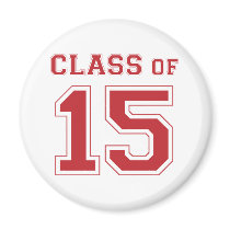 Class of 2015 - Red Refrigerator Magnets