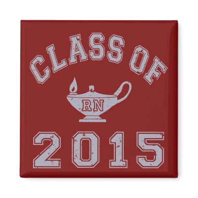 Class Of 2015 RN Grey 2 Refrigerator Magnet by 5fingerdiscount