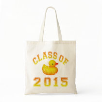 Class Of 2015 Rubber Duckie - Orange 2 Canvas Bags