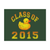 Class Of 2015 Rubber Duckie - Orange 2 Post Card
