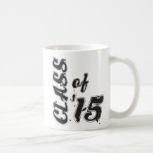Class OF 2015, Senior Class '15 Grunge Coffee Mugs