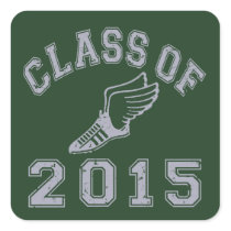 Class Of 2015 Track & Field - Grey 2 Sticker