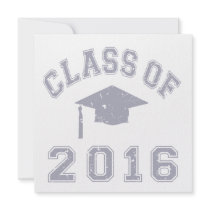Class Of 2016 Graduation -  Grey Announcements