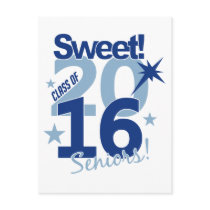 Class of 2016 postcard, customizable